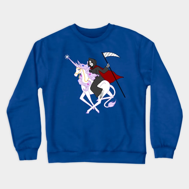 Riding Buddies Crewneck Sweatshirt by AriesNamarie